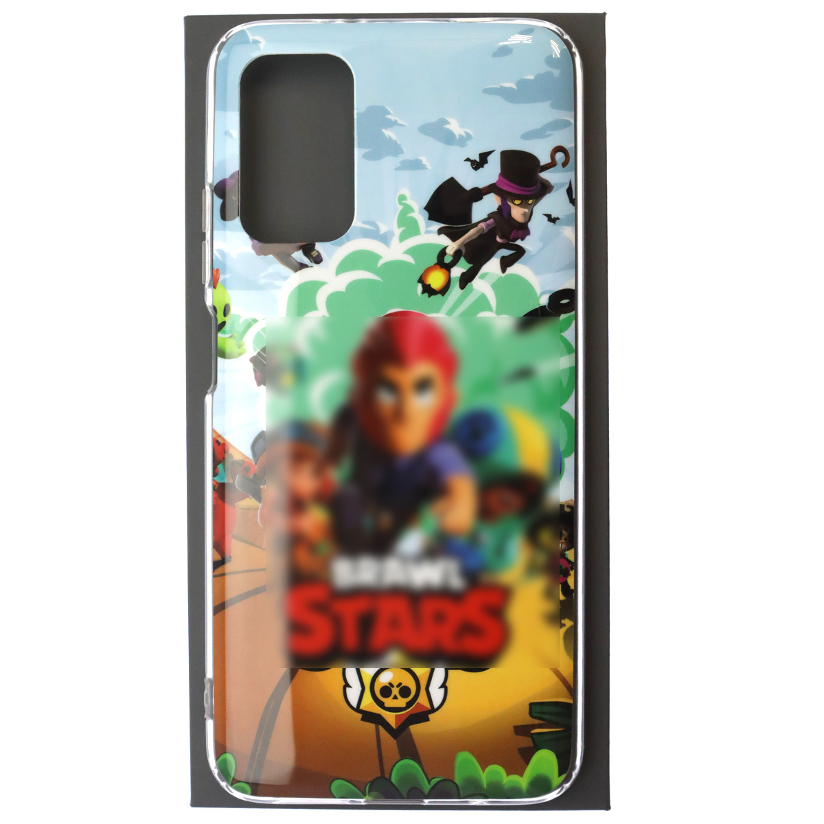 Чехол накладка для XIAOMI Redmi 9T, силикон, рисунок Бравл Старс Чехол накладка для XIAOMI Redmi 9T, силикон, рисунок Бравл Старс