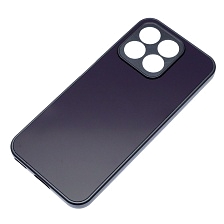 Чехол накладка для Honor X8b, защита камеры, силикон, цвет темно фиолетовый Чехол накладка для Honor X8b, защита камеры, силикон, цвет темно фиолетовый