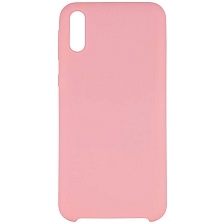 Чехол накладка Silicon Cover для SAMSUNG Galaxy M10, силикон, бархат, цвет светло-розовый. Чехол накладка Silicon Cover для SAMSUNG Galaxy M10, силикон, бархат, цвет светло-розовый.