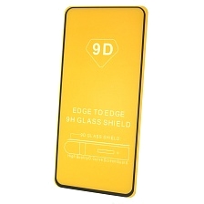 Защитное стекло 9D для Realme 6, цвет окантовки черный