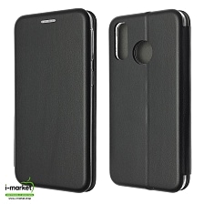 Чехол книжка STYLISH для SAMSUNG Galaxy A40 (SM-A405), экокожа, визитница, цвет черный Чехол книжка STYLISH для SAMSUNG Galaxy A40 (SM-A405), экокожа, визитница, цвет черный