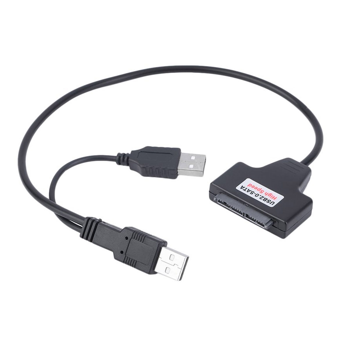 Адаптер, конвертер, переходник USB 2.0 для жестких дисков HDD 2.5" SATA, цвет черный. Адаптер, конвертер, переходник USB 2.0 для жестких дисков HDD 2.5" SATA, цвет черный.