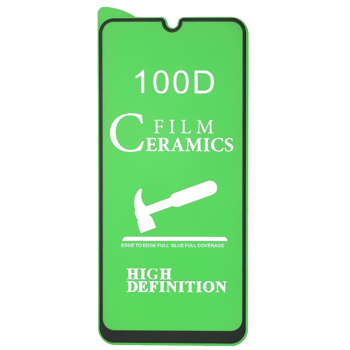 Защитное стекло 100D Ceramics для SAMSUNG Galaxy M31 (SM-M315), цвет окантовки черный