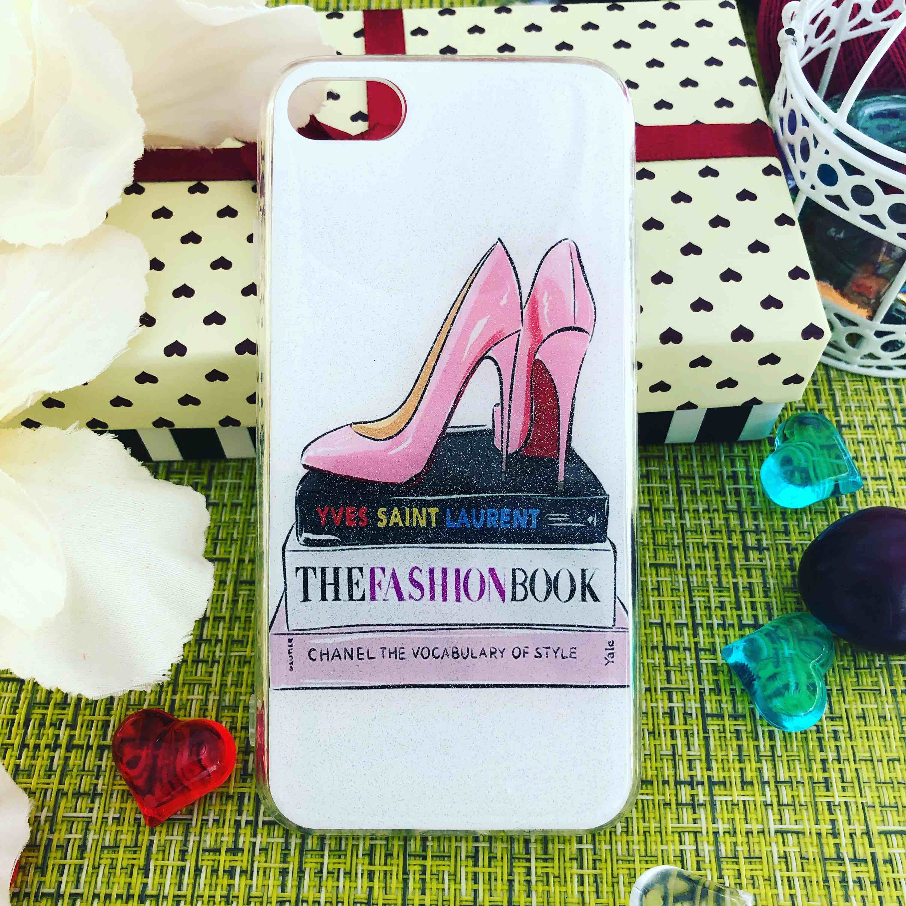 Чехол накладка для APPLE iPhone 7, 8, силикон, рисунок YVES SAINT LAURENT.