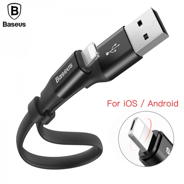 Baseus CALMBJ-01 USB Дата-кабель два в одном Portable Cable (Android/iOS) 15 см, цвет чёрный. Baseus CALMBJ-01 USB Дата-кабель два в одном Portable Cable (Android/iOS) 15 см, цвет чёрный.