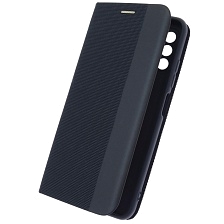 Чехол книжка MESH для XIAOMI POCO M3 Pro, XIAOMI Redmi Note 10T, Redmi Note 10 5G, текстиль, силикон, бархат, визитница, цвет темно синий Чехол книжка MESH для XIAOMI POCO M3 Pro, XIAOMI Redmi Note 10T, Redmi Note 10 5G, текстиль, силикон, бархат, визитница, цвет темно синий
