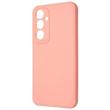 Чехол накладка для SAMSUNG Galaxy A35, защита камеры, силикон, цвет персиковый Чехол накладка для SAMSUNG Galaxy A35, защита камеры, силикон, цвет персиковый