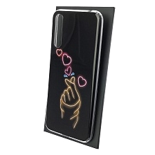 Чехол накладка Vinil для HUAWEI Honor 30i (LRA-LX1), силикон, рисунок Щелчок с сердечком