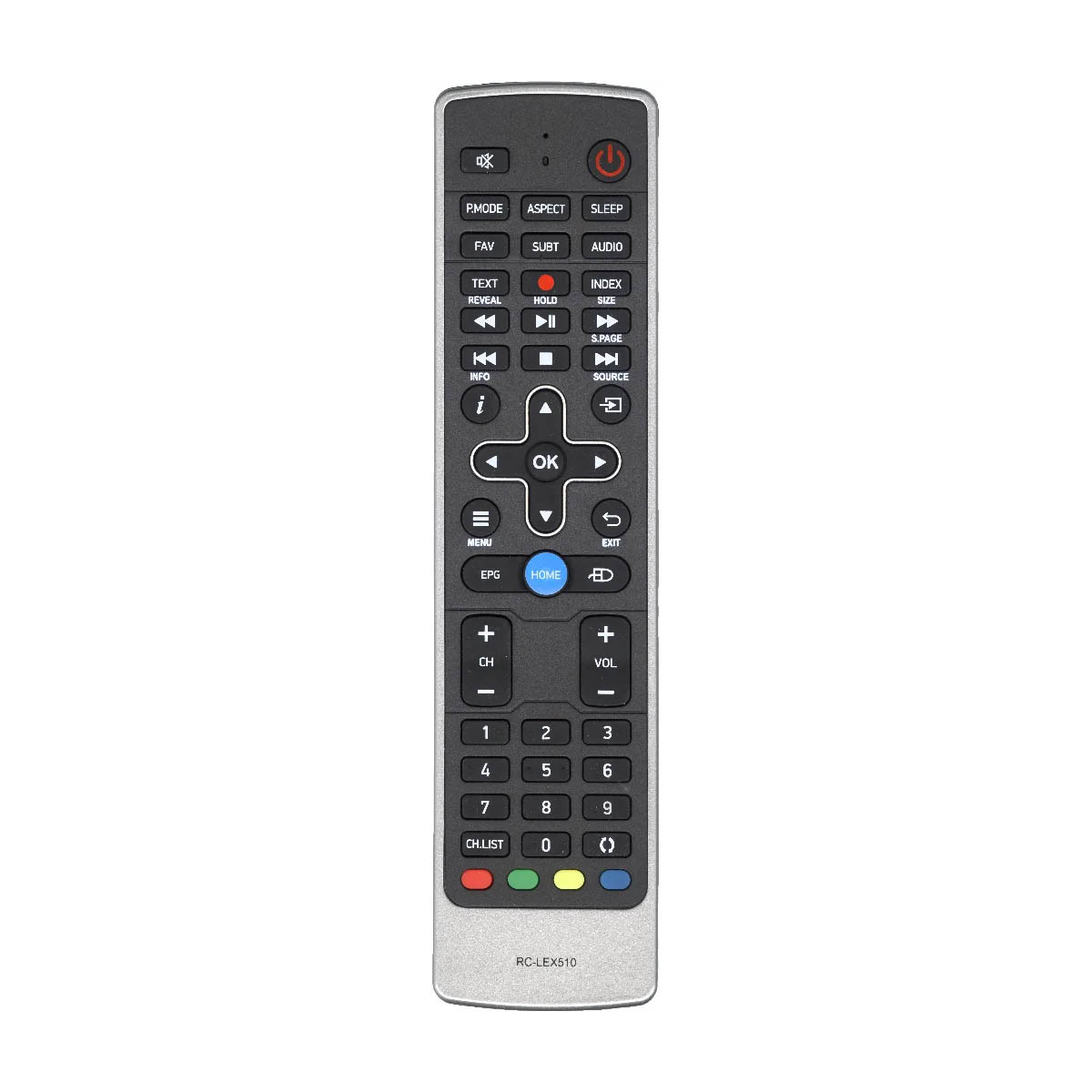 Пульт ДУ для BBK RC-LEX510, цвет черно серебристый
