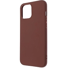 Чехол накладка для APPLE iPhone 12 Pro MAX (6.7"), силикон, цвет коричневый Чехол накладка для APPLE iPhone 12 Pro MAX (6.7"), силикон, цвет коричневый