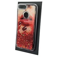 Чехол накладка TransFusion для HUAWEI Honor 9 Lite, Honor 7S, P Smart, силикон, переливашка, рисунок Красные губы Чехол накладка TransFusion для HUAWEI Honor 9 Lite, Honor 7S, P Smart, силикон, переливашка, рисунок Красные губы