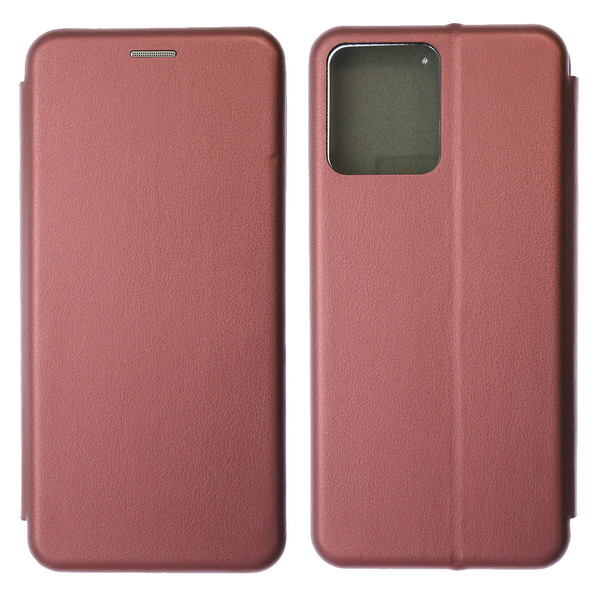 Чехол книжка STYLISH для Realme C30, Realme C30S, Realme Narzo 50i Prime, экокожа, визитница, цвет бордовый