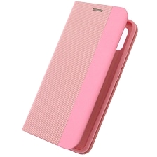 Чехол книжка MESH для XIAOMI Redmi 9A, текстиль, силикон, бархат, визитница, цвет розовый Чехол книжка MESH для XIAOMI Redmi 9A, текстиль, силикон, бархат, визитница, цвет розовый