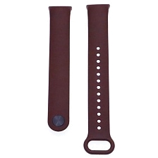 Ремешок на запястье, браслет для XIAOMI Mi Band 8, силикон, цвет темно коричневый Ремешок на запястье, браслет для XIAOMI Mi Band 8, силикон, цвет темно коричневый