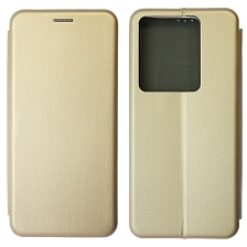 Чехол книжка STYLISH для INFINIX NOTE 30, экокожа, визитница, цвет золотистый