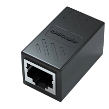 Проходной адаптер-переходник, кат. 5e RJ-45 - RJ-45, соединитель кабеля витой пары локальной сети
