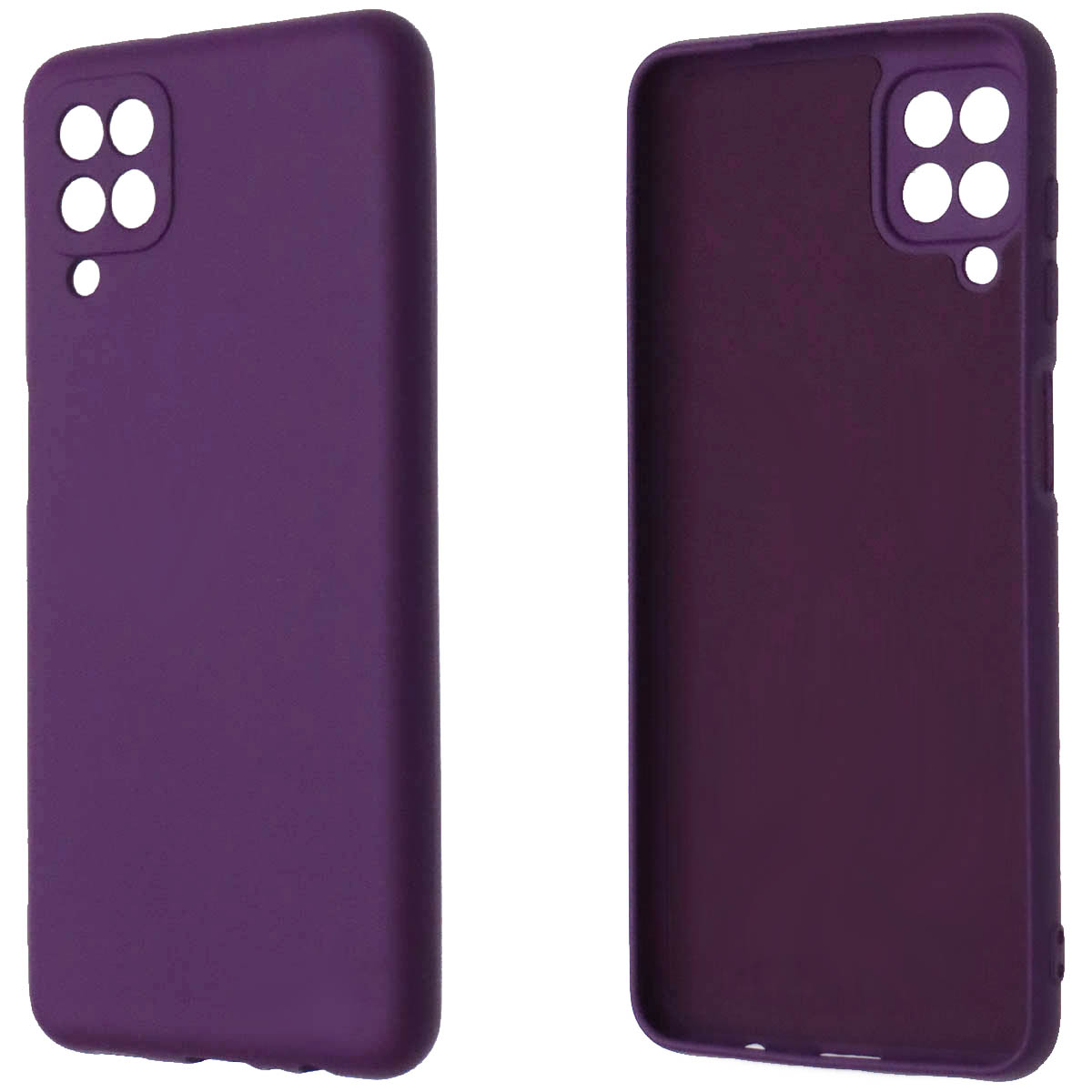 Чехол накладка NANO для SAMSUNG Galaxy A12 (SM-A125), M12 (SM-M127F), силикон, бархат, цвет фиолетовый Чехол накладка NANO для SAMSUNG Galaxy A12 (SM-A125), M12 (SM-M127F), силикон, бархат, цвет фиолетовый