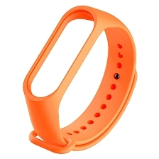Ремешок на запястье, браслет для XIAOMI Mi Band 7, силикон, цвет оранжевый Ремешок на запястье, браслет для XIAOMI Mi Band 7, силикон, цвет оранжевый