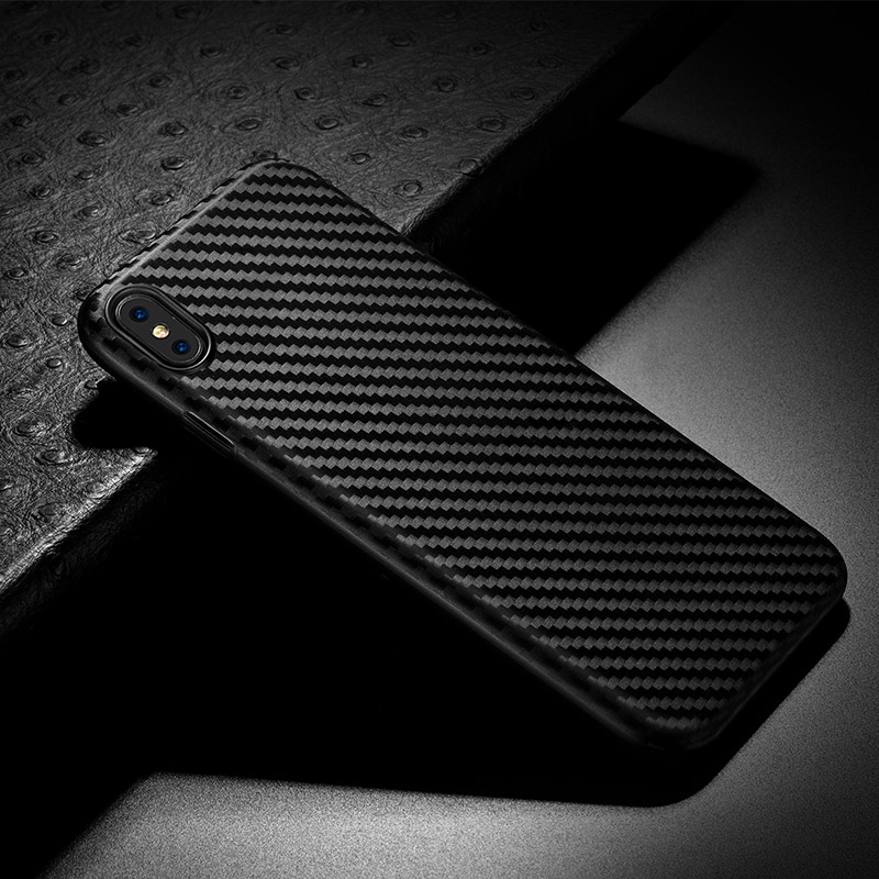 Чехол накладка HOCO для APPLE iPhone X, XS, силикон, карбон, цвет черный. Чехол накладка HOCO для APPLE iPhone X, XS, силикон, карбон, цвет черный.