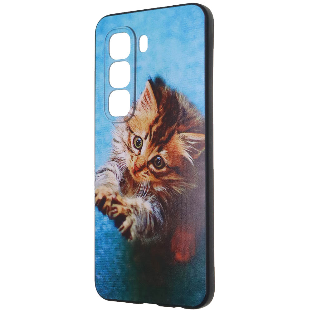 Чехол накладка для INFINIX HOT 50 Pro 4G, защита камеры, рисунок Котенок Чехол накладка для INFINIX HOT 50 Pro 4G, защита камеры, рисунок Котенок
