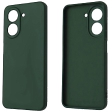 Чехол накладка NANO для XIAOMI REDMI A5, POCO C71, силикон, бархат, цвет темно зеленый Чехол накладка NANO для XIAOMI REDMI A5, POCO C71, силикон, бархат, цвет темно зеленый
