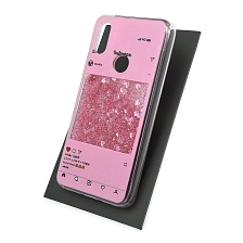 Чехол накладка TransFusion для XIAOMI Redmi 7, силикон, переливашка, рисунок Lovely Instagram.
