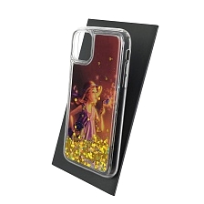 Чехол накладка TransFusion для APPLE iPhone 11, силикон, переливашка, рисунок Девушка в шляпе