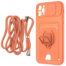 Чехол накладка MULTI FUNCTION 4 в 1 для APPLE iPhone 11 Pro MAX (6.5), цвет персиковый Чехол накладка MULTI FUNCTION 4 в 1 для APPLE iPhone 11 Pro MAX (6.5), цвет персиковый