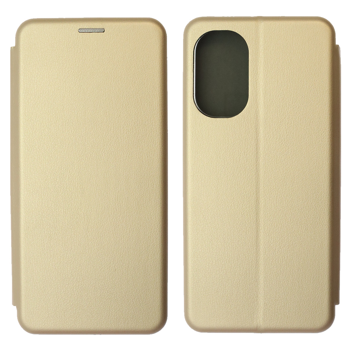 Чехол книжка STYLISH для TECNO Camon 19, Camon 19 Pro, экокожа, визитница, цвет золотистый Чехол книжка STYLISH для TECNO Camon 19, Camon 19 Pro, экокожа, визитница, цвет золотистый