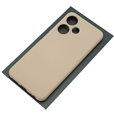 Чехол накладка NANO для INFINIX HOT 30i, силикон, бархат, цвет розовый песок Чехол накладка NANO для INFINIX HOT 30i, силикон, бархат, цвет розовый песок