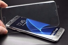 Защитное стекло 3D для SAMSUNG Galaxy S7 EDGE (SM-G935) ударопрочное прозрачное. Защитное стекло 3D для SAMSUNG Galaxy S7 EDGE (SM-G935) ударопрочное прозрачное.