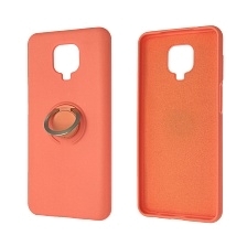 Чехол накладка RING для XIAOMI Redmi Note 9 Pro, Redmi Note 9S, силикон, кольцо держатель, цвет оранжевый. Чехол накладка RING для XIAOMI Redmi Note 9 Pro, Redmi Note 9S, силикон, кольцо держатель, цвет оранжевый.