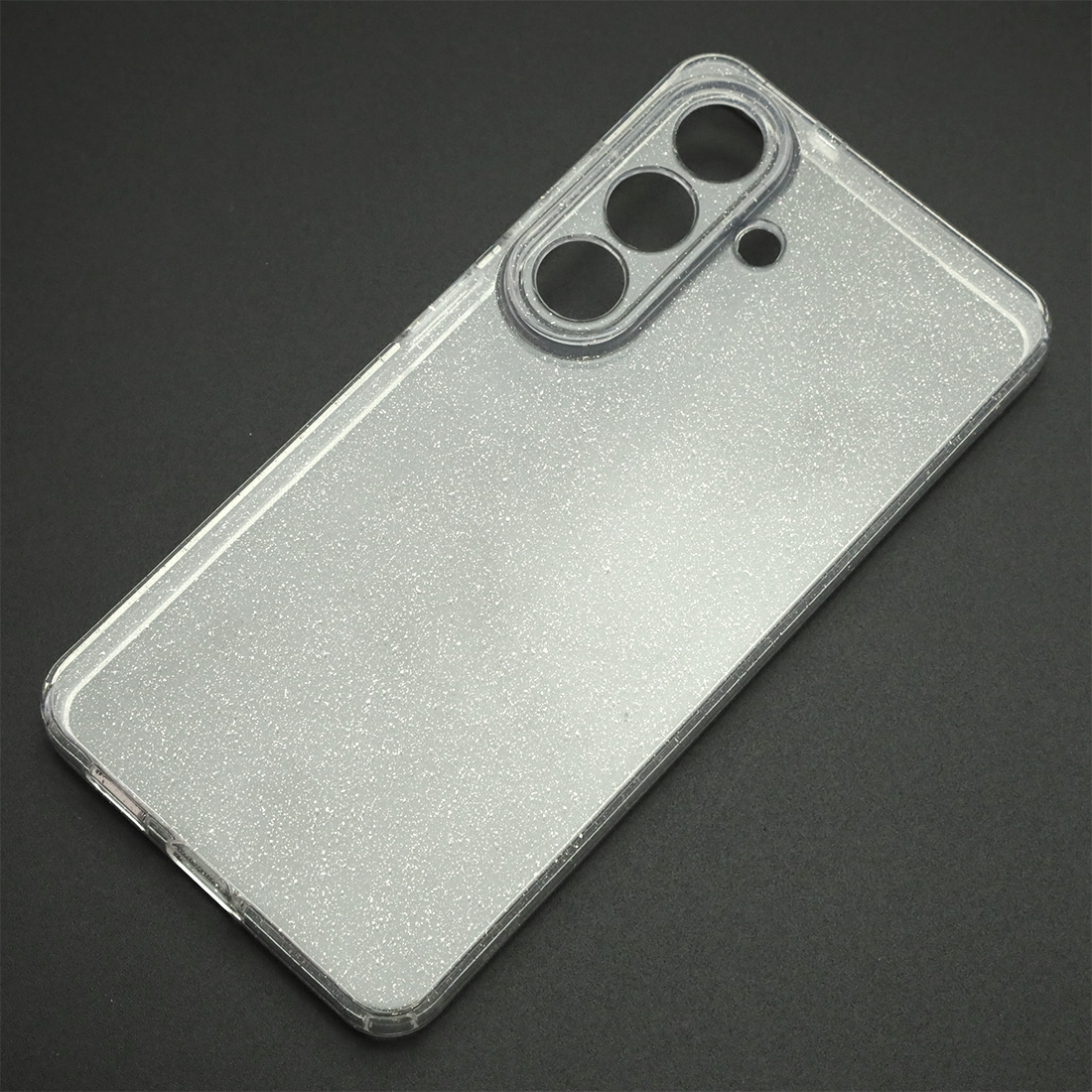 Чехол накладка STARDUST (Clear Case) для SAMSUNG GALAXY S26, защита камеры, с блестками, прозрачный