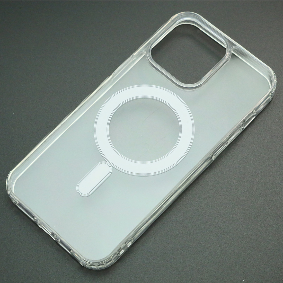 Чехол накладка с поддержкой MagSafe для APPLE iPhone 15 Pro Max, силикон, цвет прозрачный Чехол накладка с поддержкой MagSafe для APPLE iPhone 15 Pro Max, силикон, цвет прозрачный