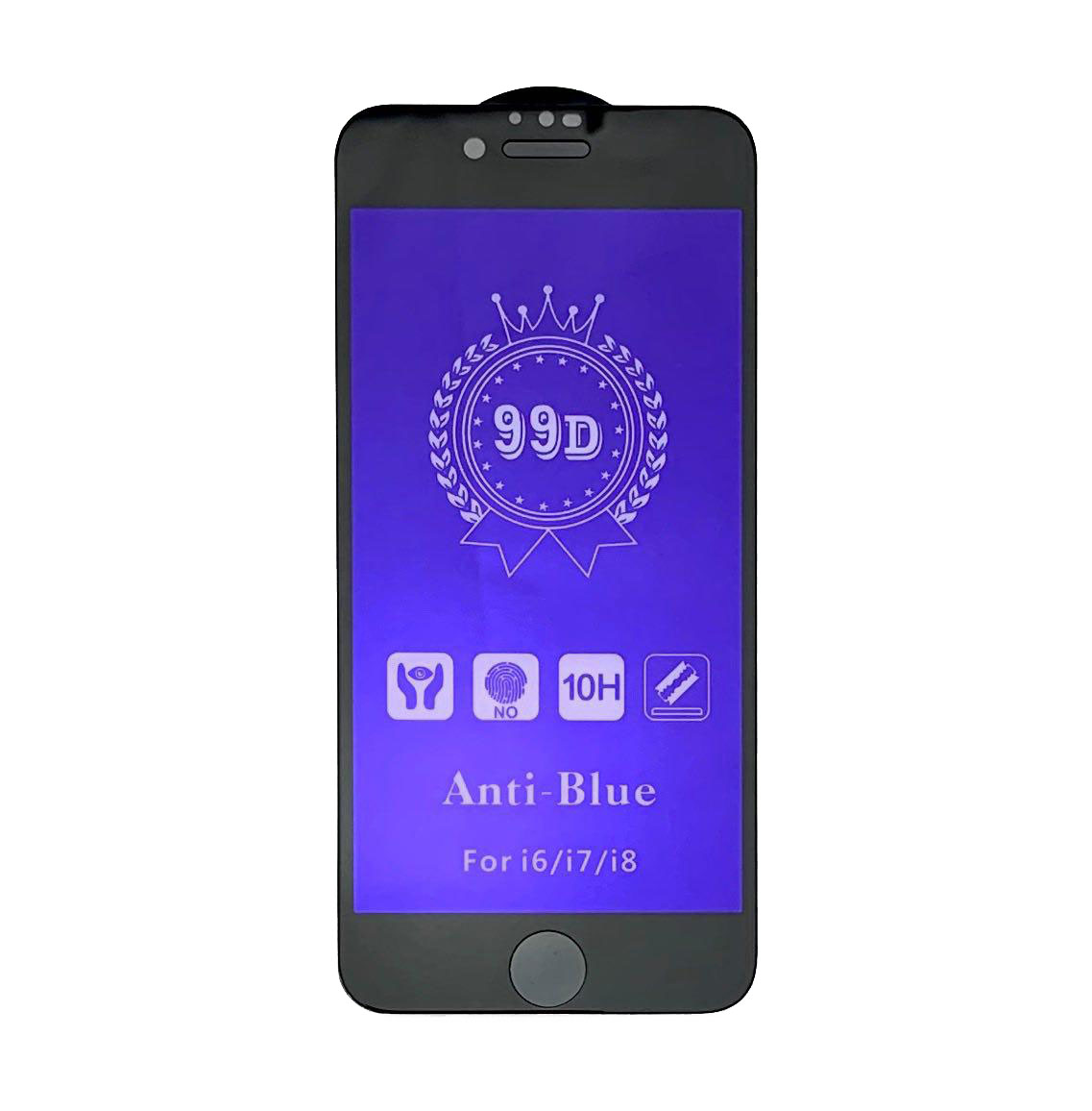 Защитное стекло "99D" для APPLE iPhone 7/8 (4.7") анти-бликовое Anti-Blue, цвет окантовки чёрный. Защитное стекло "99D" для APPLE iPhone 7/8 (4.7") анти-бликовое Anti-Blue, цвет окантовки чёрный.