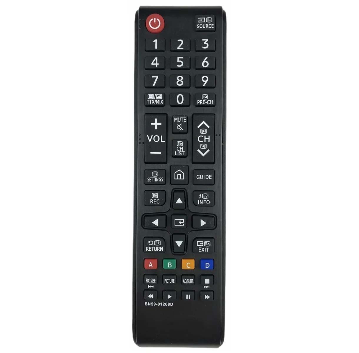Пульт ДУ BN59-01268D для телевизоров SAMSUNG, цвет черный