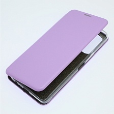 Чехол книжка STYLISH для TECNO Camon 19, Camon 19 Pro, экокожа, визитница, цвет сиреневый Чехол книжка STYLISH для TECNO Camon 19, Camon 19 Pro, экокожа, визитница, цвет сиреневый