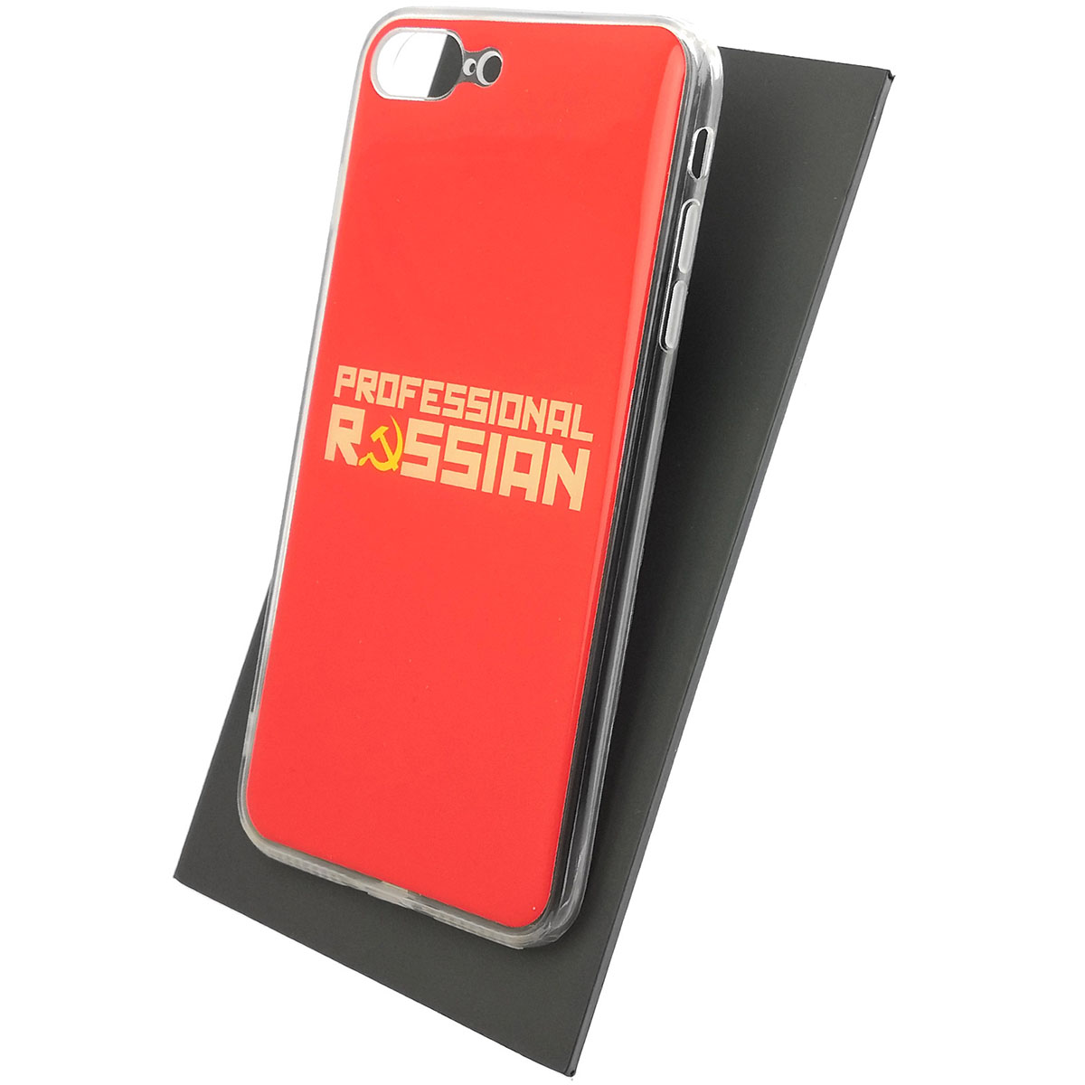 Чехол накладка для APPLE iPhone 7 Plus, iPhone 8 Plus, силикон, глянцевый, рисунок Professional Russian Чехол накладка для APPLE iPhone 7 Plus, iPhone 8 Plus, силикон, глянцевый, рисунок Professional Russian