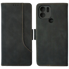Чехол книжка NICE для XIAOMI Redmi A1 Plus, Redmi A2 Plus, POCO C51, защита камеры, экокожа, визитница, цвет черный Чехол книжка NICE для XIAOMI Redmi A1 Plus, Redmi A2 Plus, POCO C51, защита камеры, экокожа, визитница, цвет черный