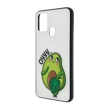 Чехол накладка для SAMSUNG Galaxy M31 (SM-M315), силикон, стекло, рисунок AVOCADO Oyy.... Чехол накладка для SAMSUNG Galaxy M31 (SM-M315), силикон, стекло, рисунок AVOCADO Oyy....