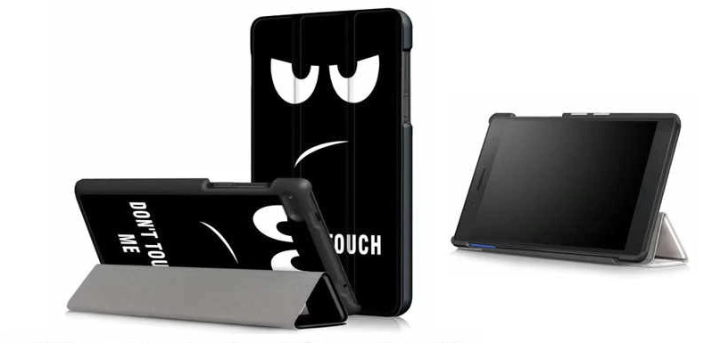Тонкий чехол из искусственной кожи с подставкой для lenovo Tab 7 Essential TB-7304 TB-7304F TB-7304I TB-7304X 7.