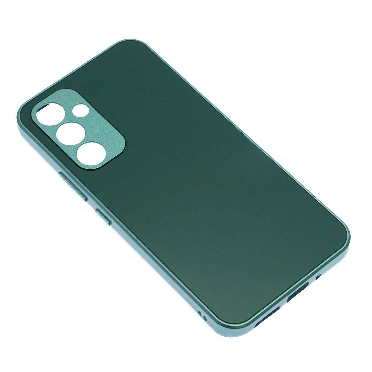 Чехол накладка для SAMSUNG Galaxy A54 5G, защита камеры, силикон, пластик, цвет темно зеленый Чехол накладка для SAMSUNG Galaxy A54 5G, защита камеры, силикон, пластик, цвет темно зеленый