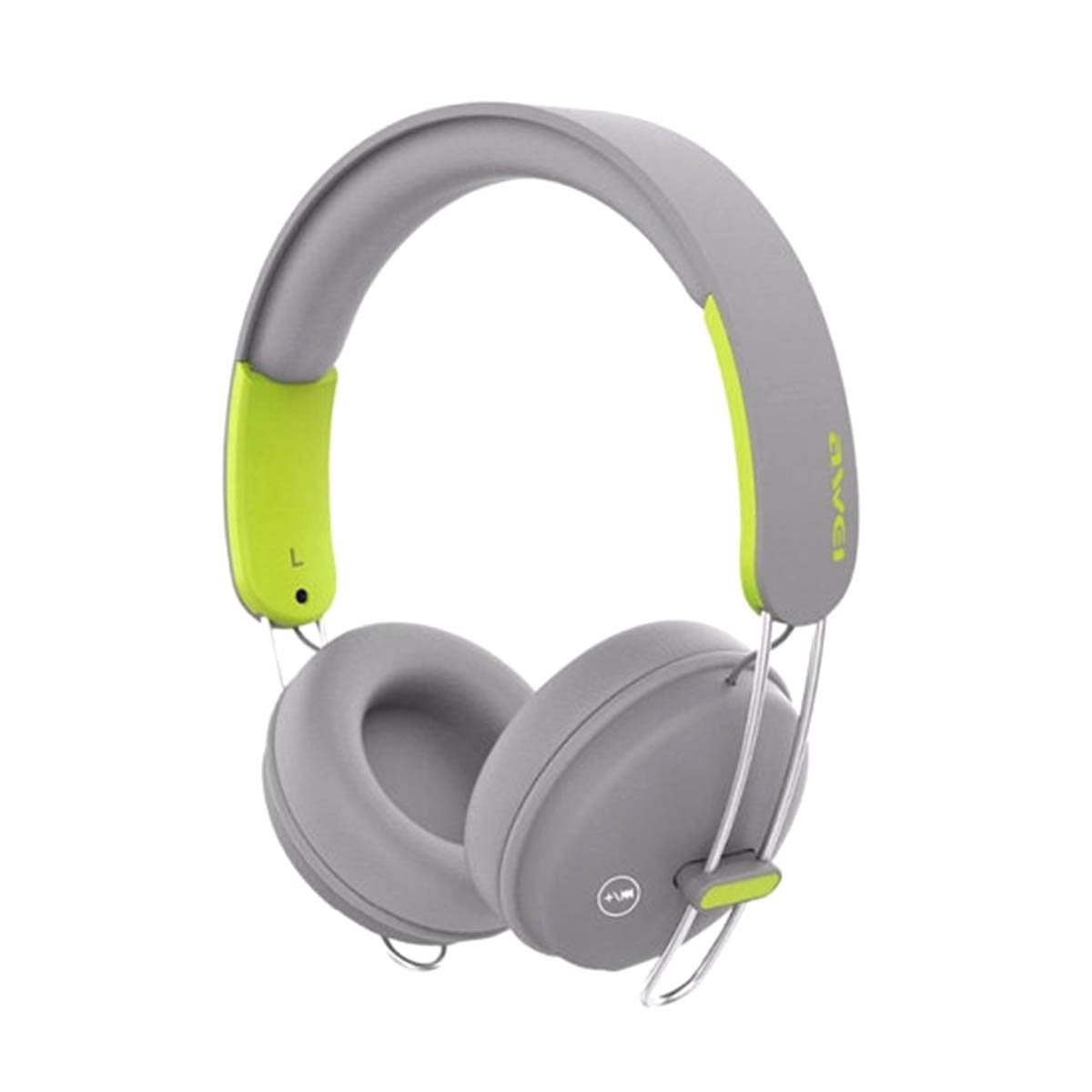 Гарнитура (наушники с микрофоном) беспроводная полноразмерная, AWEI A800BL, цвет серый (-70%)