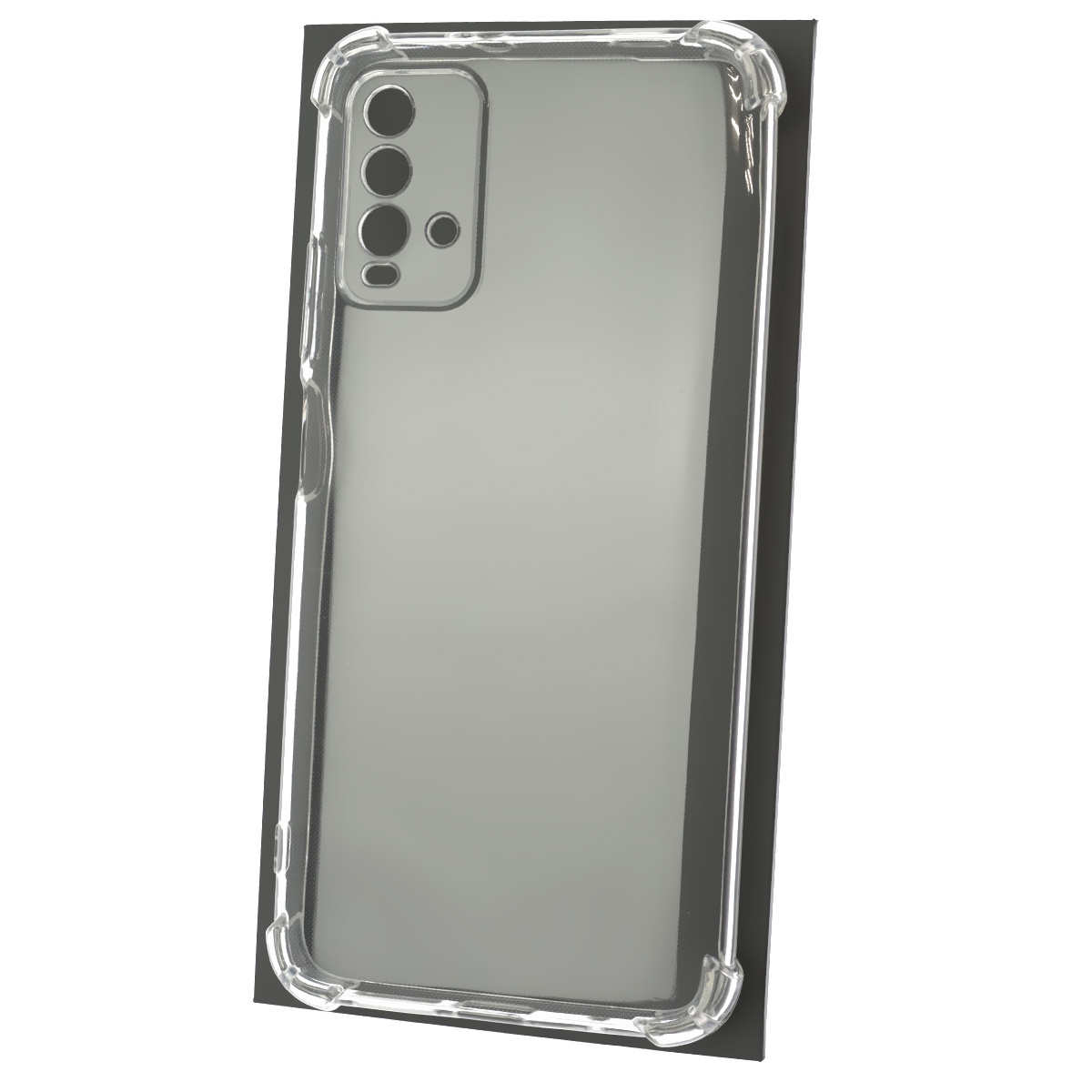 Чехол накладка для XIAOMI Redmi 9T, противоударный, защита камеры, силикон, цвет прозрачный