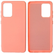 Чехол накладка Silicon Сover для SAMSUNG Galaxy A52 (SM-A525F), силикон, бархат, цвет нежно розовый Чехол накладка Silicon Сover для SAMSUNG Galaxy A52 (SM-A525F), силикон, бархат, цвет нежно розовый