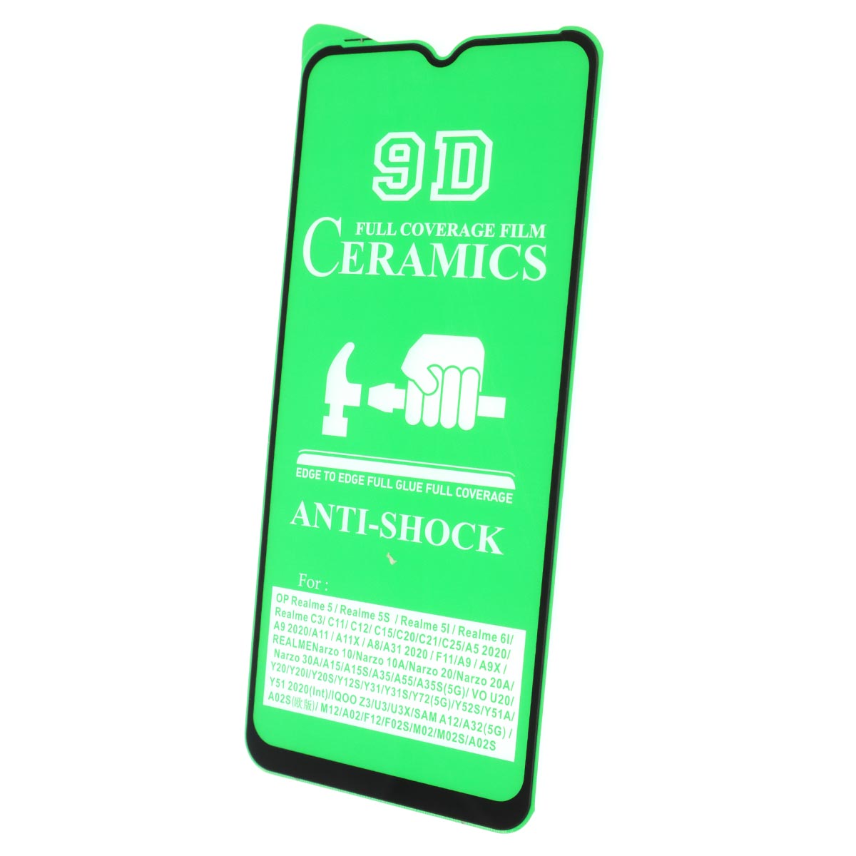 Защитное стекло 9D Ceramics для SAMSUNG Galaxy A32 5G, цвет окантовки черный