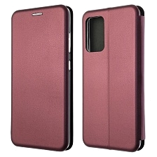 Чехол книжка STYLISH для SAMSUNG Galaxy A52 (SM-A525), экокожа, визитница, цвет бордовый Чехол книжка STYLISH для SAMSUNG Galaxy A52 (SM-A525), экокожа, визитница, цвет бордовый