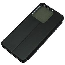 Чехол книжка STYLISH для Realme C61, Realme C63, экокожа, визитница, цвет черный Чехол книжка STYLISH для Realme C61, Realme C63, экокожа, визитница, цвет черный