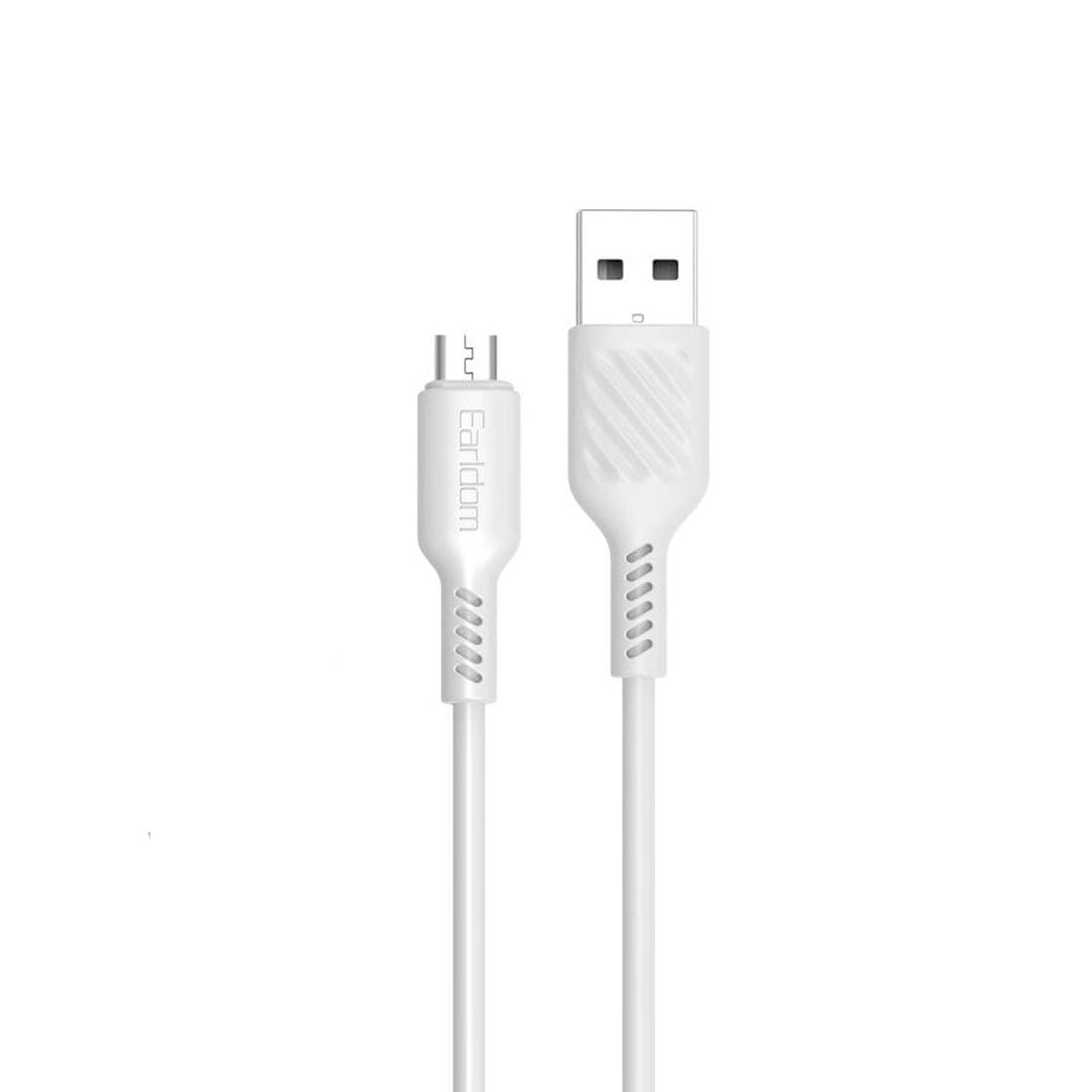 Кабель EARLDOM EC-171M Micro USB, 2.4A, длина 1 метр, цвет белый