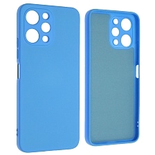 Чехол накладка NANO для XIAOMI Redmi 12 4G, защита камеры, силикон, бархат, цвет голубой Чехол накладка NANO для XIAOMI Redmi 12 4G, защита камеры, силикон, бархат, цвет голубой